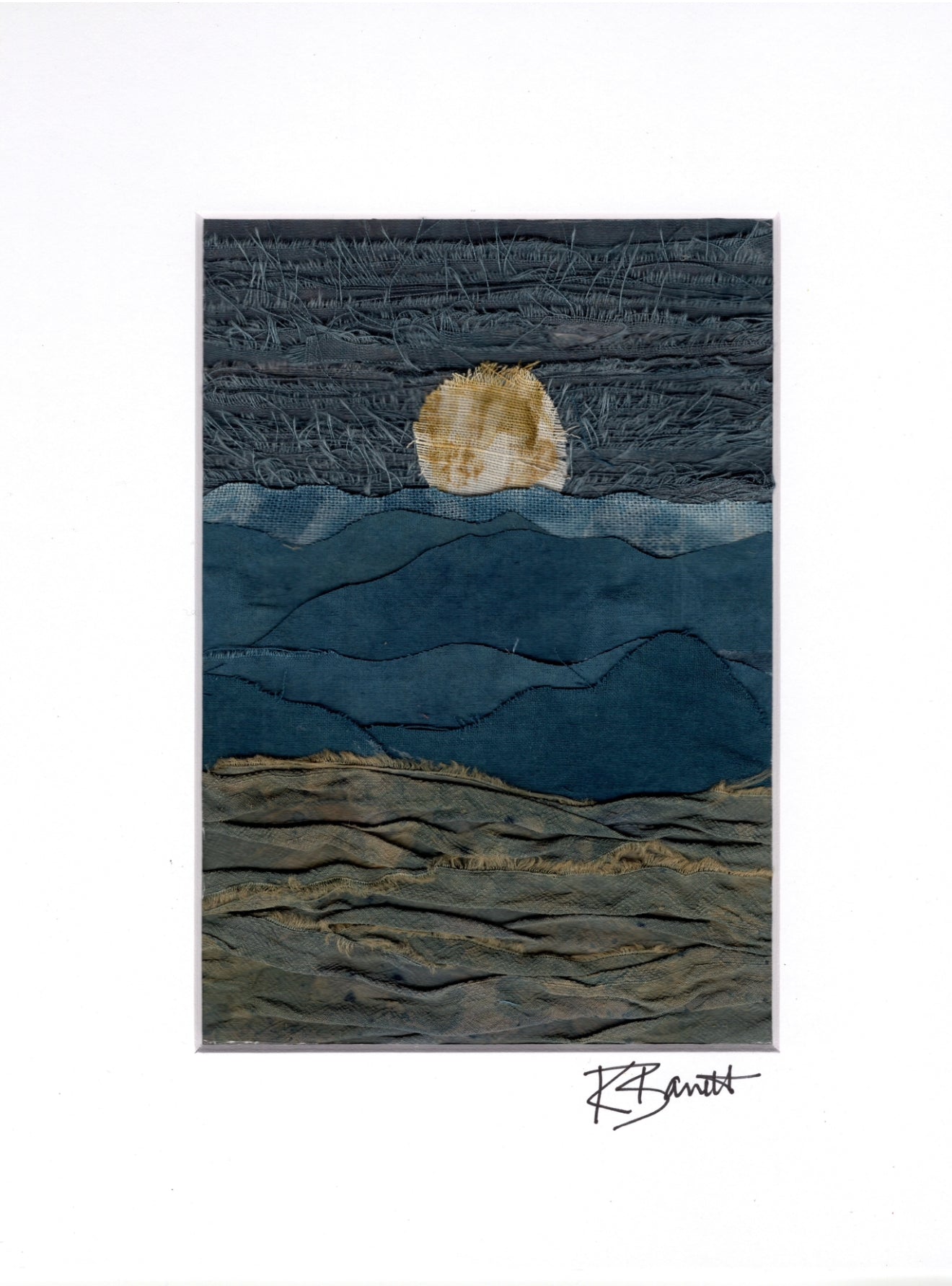 Super moon over Roan Mountain