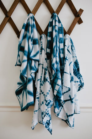 Organic Indigo Flour Sack Towels